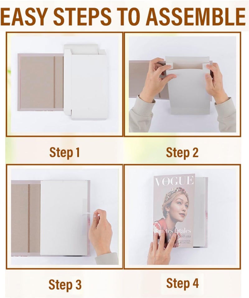 PROBENEX Suite Large | 7 PCS Faux Decorative Books for Home Decor | Not Real Books (Cardboard Boxes) | Coffee Table, Bookshelf & Shelf Styling Display Props for Living Room, Office - Image 3